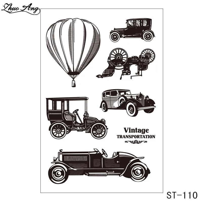 

ZhuoAn Simple pattern Clear Stamps for DIY Scrapbooking Photo Album Card Making DIY Decoration Supply