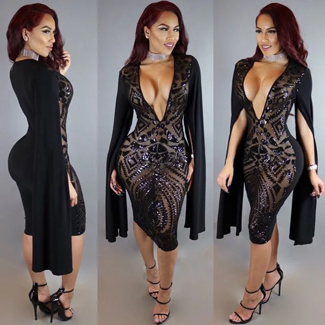 Рисунок 2 - Соблазнительное облегающее платье с блестками