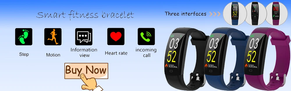 Smart fitness bracelet watch 01