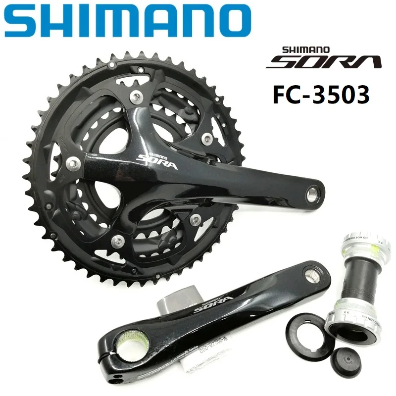 Plateau Shimano Sora 39T 9V Triple Noir – Pour Vélo Route, Neuf
