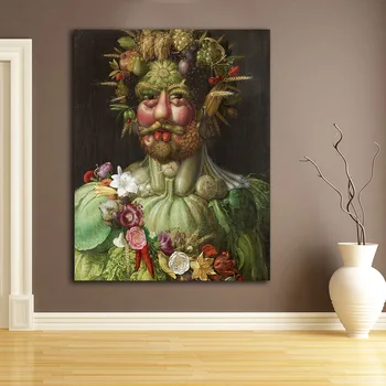 

Rudolf II of Habsburg as Vertumnus Arcimboldo Canvas Painting For Living Room Home Deco Oil Painting On Canvas Wall Painting