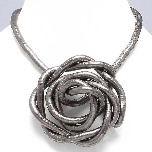 Ketting Twisted Zilver - 38cm | Charmz By Dy
