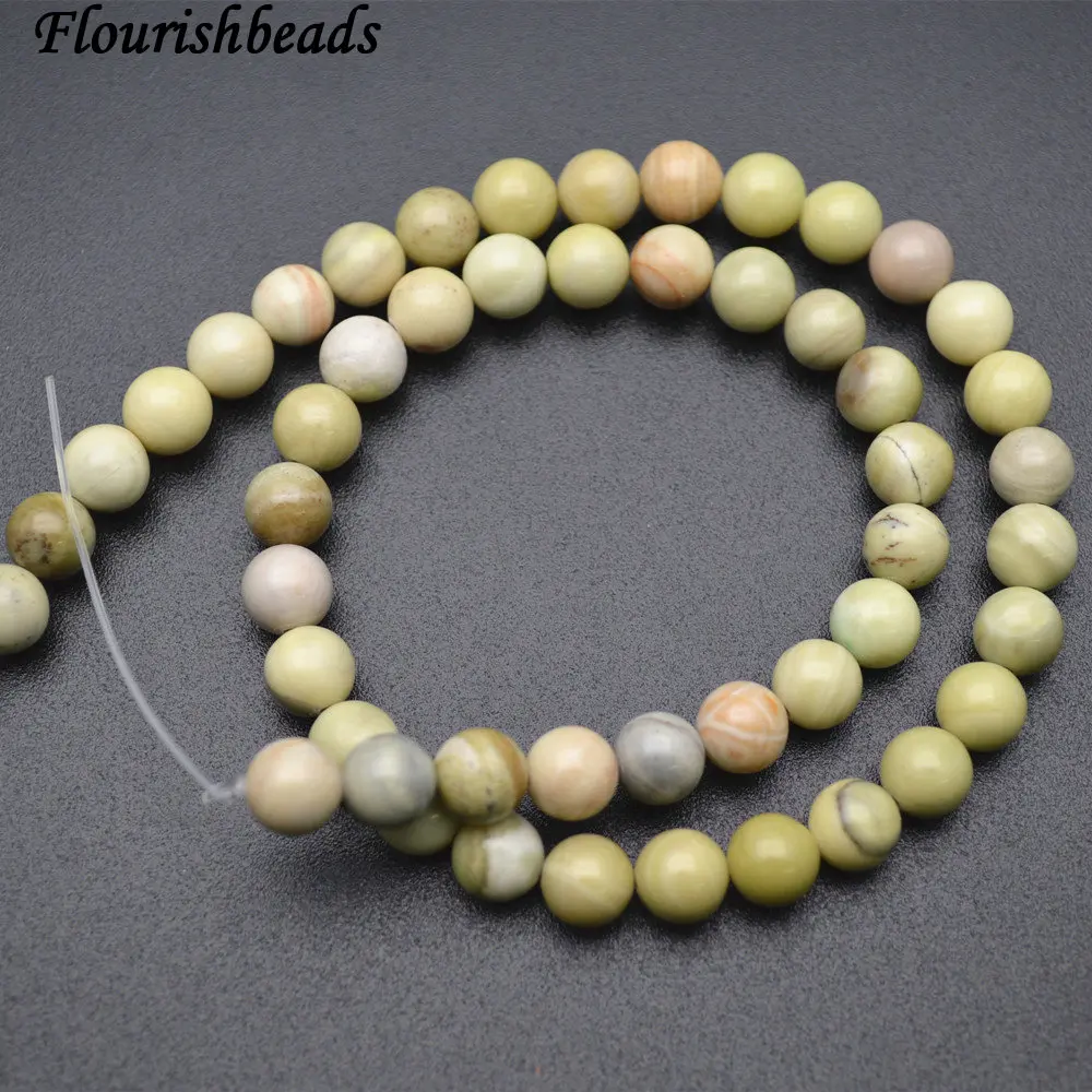 

Natural Yellow Aust Butte Jasper Stone Round Loose Beads 4mm 6mm 8mm 10mm