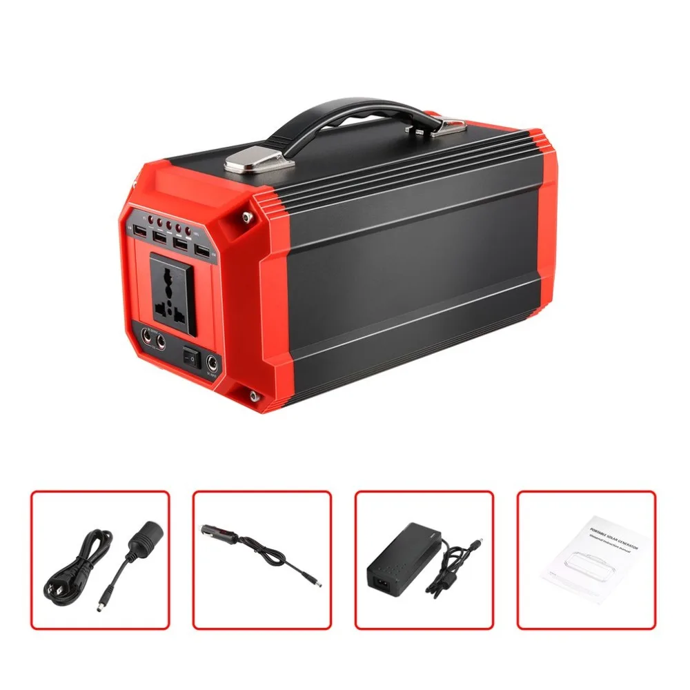 

220V/300W High Power Outdoor Portable UPS Power Emergency Solar Generator Car Auto Emergency Power Bank with Display