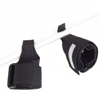 

Fitness Weight Lifting Wrist straps Hooks Adjustable Steel Plate Barbell Power Claw Lifting Hook Bodybuilding Gym Equipment
