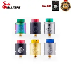 Оригинальный Hellvape Aequitas 24 BF RDA танк электронная сигарета распылитель с 810 Смола Derlin и 510 потека адаптер fit Squeeze BF Mod