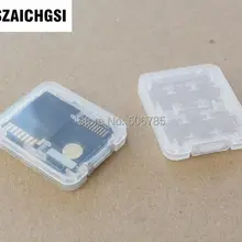 Szaichgsi 8 в 1 Пластик Micro SD карты SDHC TF MS кейс для хранения карт держатель Box протектор 100 шт./лот