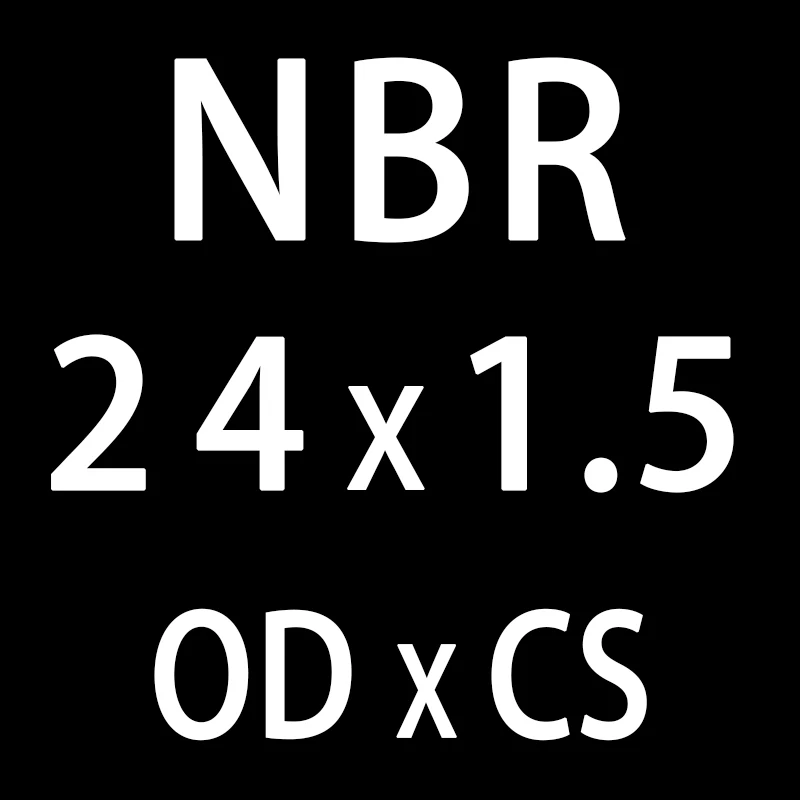 20 шт./лот резиновым кольцом NBR уплотнения Уплотнительные кольца 1,5 мм Толщина OD21/22/23/24/25/26/27/28/29/30 мм уплотнительное кольцо шайба - Цвет: OD24mm