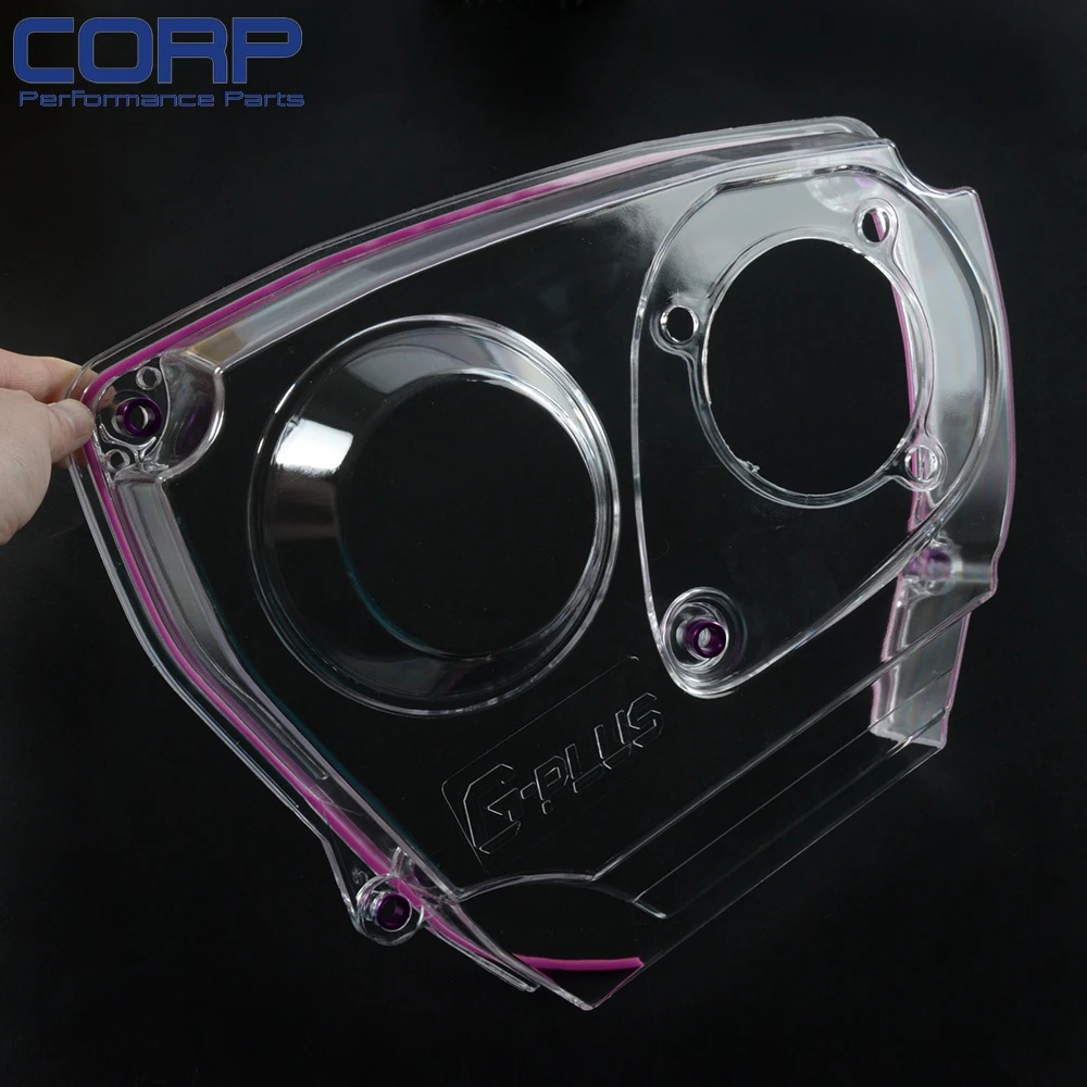 Clear Cam Gear Timing Belt Cover Pulley For Nissan Skyline R32 R33 Gts