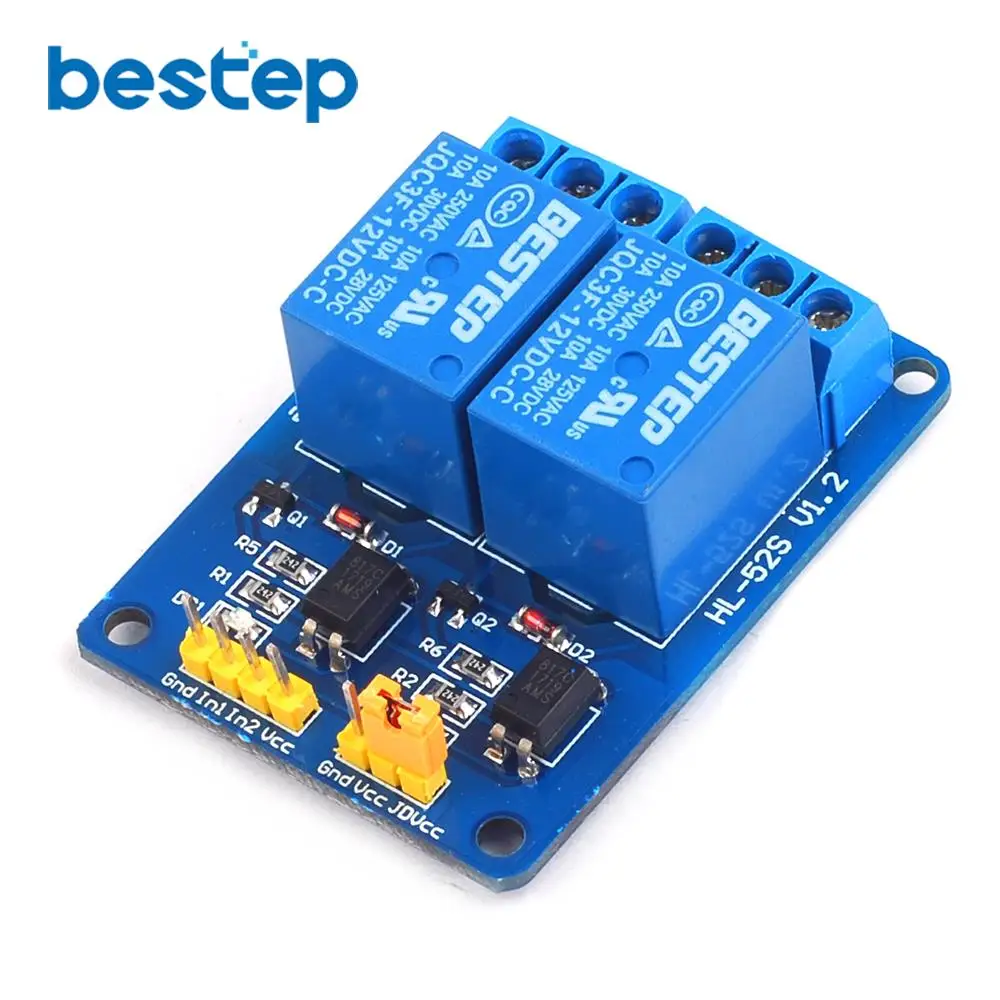 1PCS 2 Channel Relay Module 2 Channel Relay Control Board With