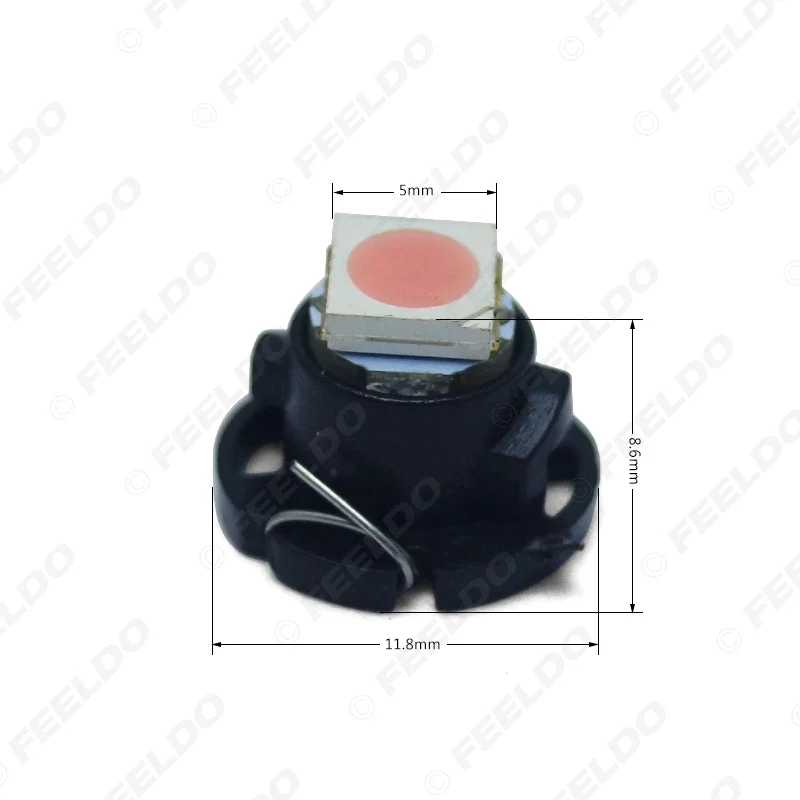 FEELDO 5 шт. авто автомобиль T4.7 5050 1 SMD чип светодиодный ная панель приборной панели