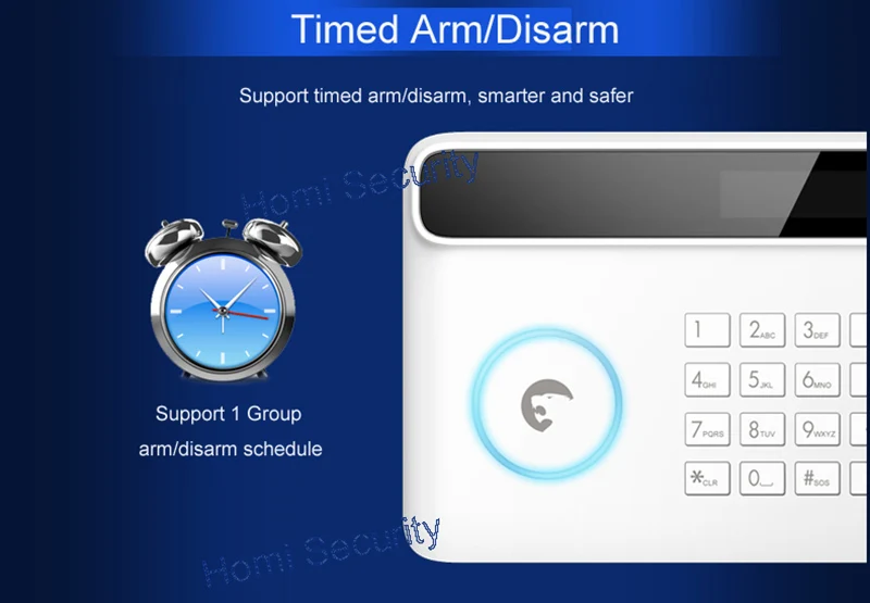 8 Timed arm disarm