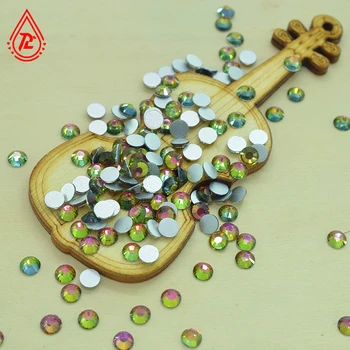 

Rainbow Flat Back Rhinestones for Nail Art, Glue On Crystals / Non Hotfix Rhinestones