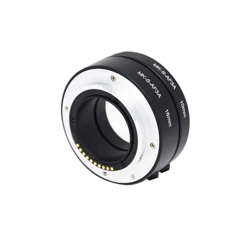

Ring Adapter Lens Macro Metal Photography MK-S-AF3A FE-Mount 10mm 16mm Mirrorless Camera Extension Tube For Sony A6000 A7