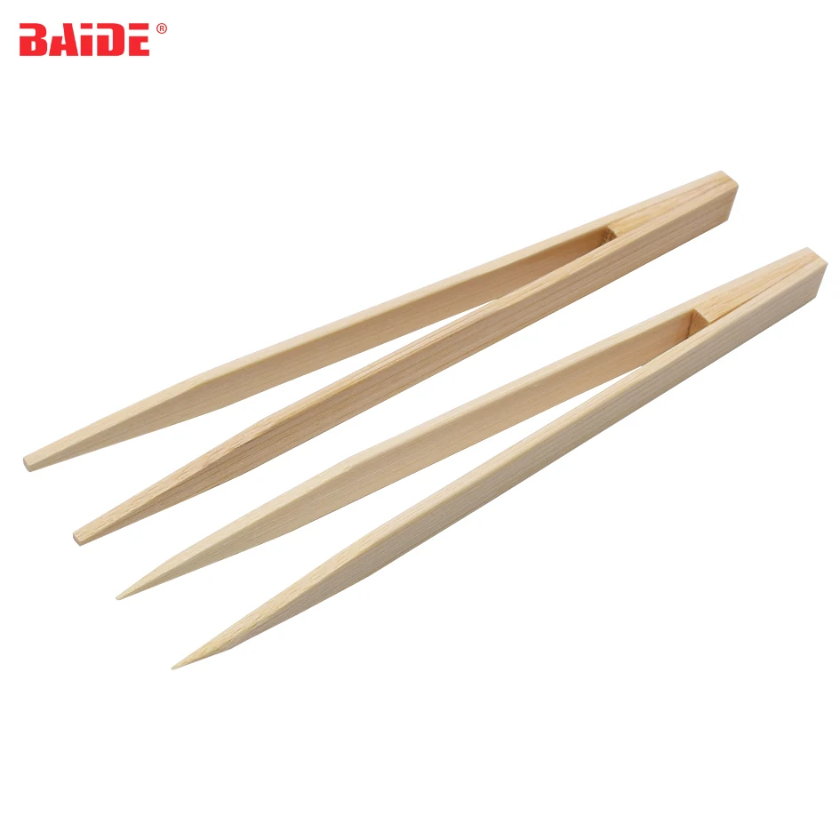 

15cm Antistatic Dust-free Cuspidal Bamboo Pincette Straight Head Tweezers Nipper Electronics Tool for Phone Repair 1000pcs/lot