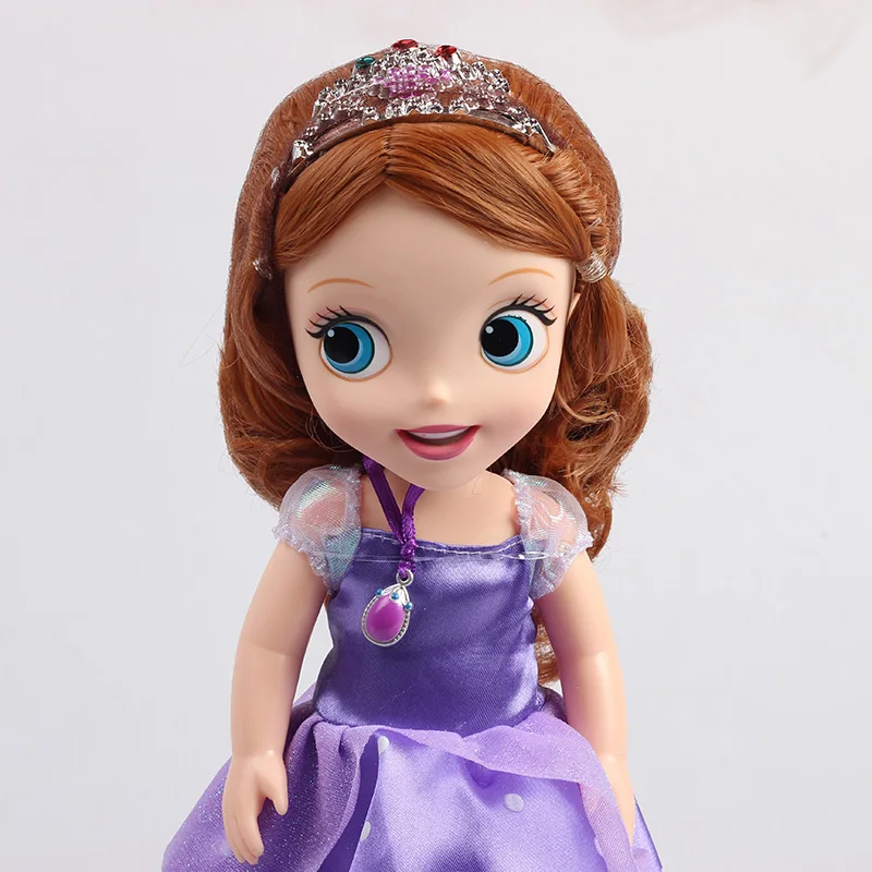 Лидер продаж года теперь Мода оригинальное издание София первая Принцесса Кукла виниловые игрушки Boneca Аксессуары куклы для детей Best подарок - Цвет: no box