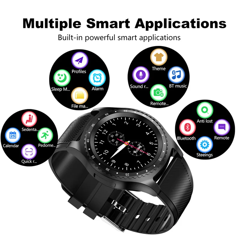 GEJIAN Bluetooth Смарт-часы мужские TF карты sim-карты звонки часы samsung просо IP67 Водонепроницаемый Фитнес шагомер спортивные часы