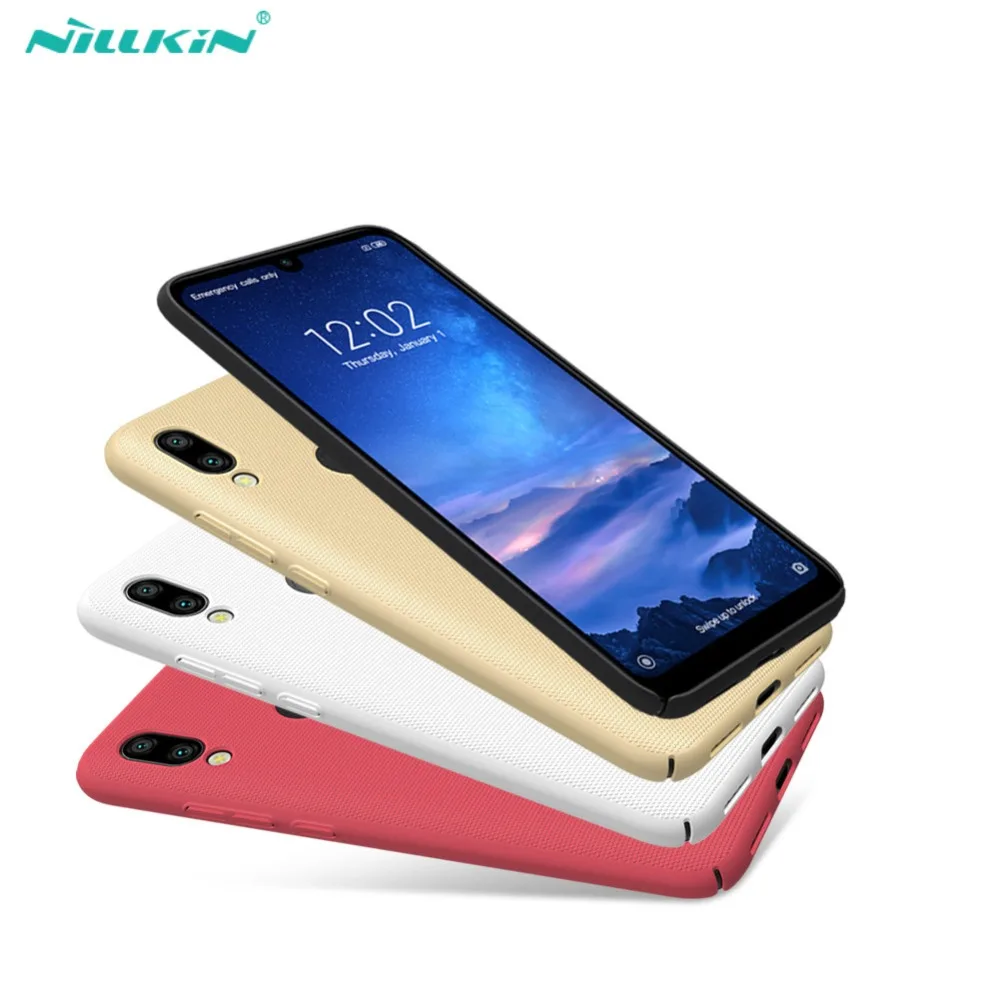 

For Xiaomi Redmi 7 Case Cover 6.26'' NILLKIN Frosted PC Matte Hard Back Cover Gift Phone Holder for Redmi 7 Phone Case