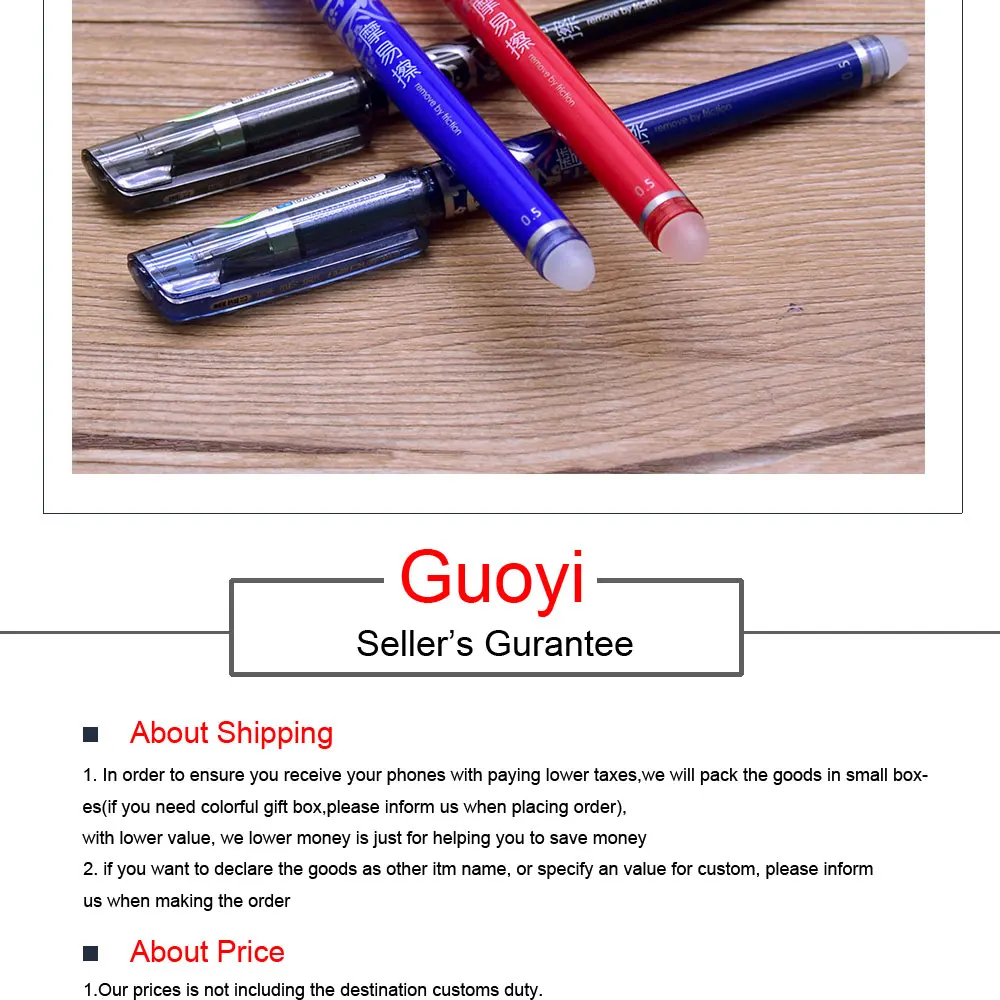 Guoyi M05 стираемая ручка, гелевая ручка для обучения, офиса, школы, канцелярские принадлежности, Подарочная роскошная ручка и бизнес-ручка для отелей, шариковая ручка
