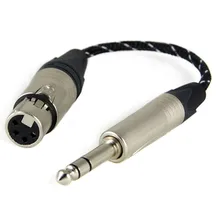 ZY Cable ZY 006 PAILICCS CABLE Balance headphone adapter cable 4 pin XLR Female to 6 35 Male cable