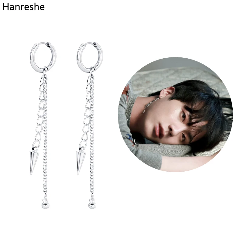 

Bangtan Boys Album BTS JIMIN Wing Stud Earrings Korean Fashion Jewelry Accessories For Mens And Womens BTS Earring