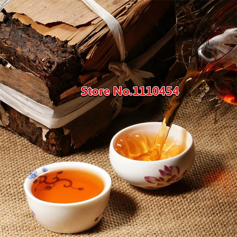  Made In1970 Ripe Pu er Tea 250g Oldest Shu Puer Tea Ancestor Antique Honey Sweet Dull-red Puerh Tea Ancient Tree Pu'er Tea Brick 