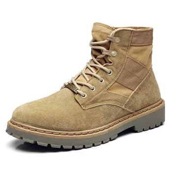 

2017 hot Martin boots men's snow in the tooling desert boots men's wild winter high men's boots comfortable and lightweight