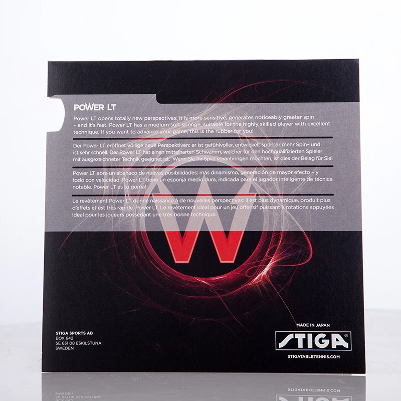 Stiga الطاقة lt الإسفنج تنس الطاولة المطاط البثور في تنس الطاولة تنيس دي ميسا