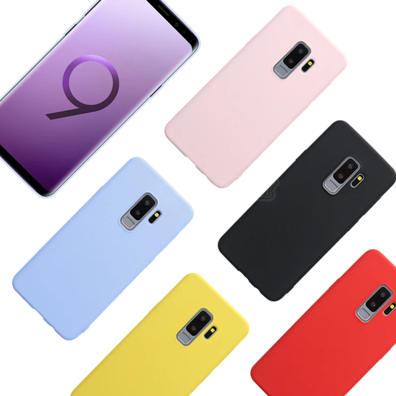 

Silicone Case for Samsung Galaxy M10 M20 A8 A6 Plus J4 J6 J8 2018 S8 S9 Plus S6 S7 Edge A5 A7 2017 J3 J5 2016 J7 Cover