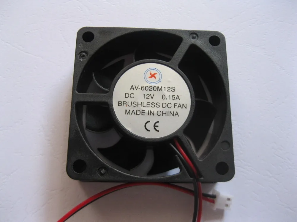 2 Pcs Brushless DC Cooling Fan 7 Blade 6020S 12V 60x60x20mm | Обустройство дома