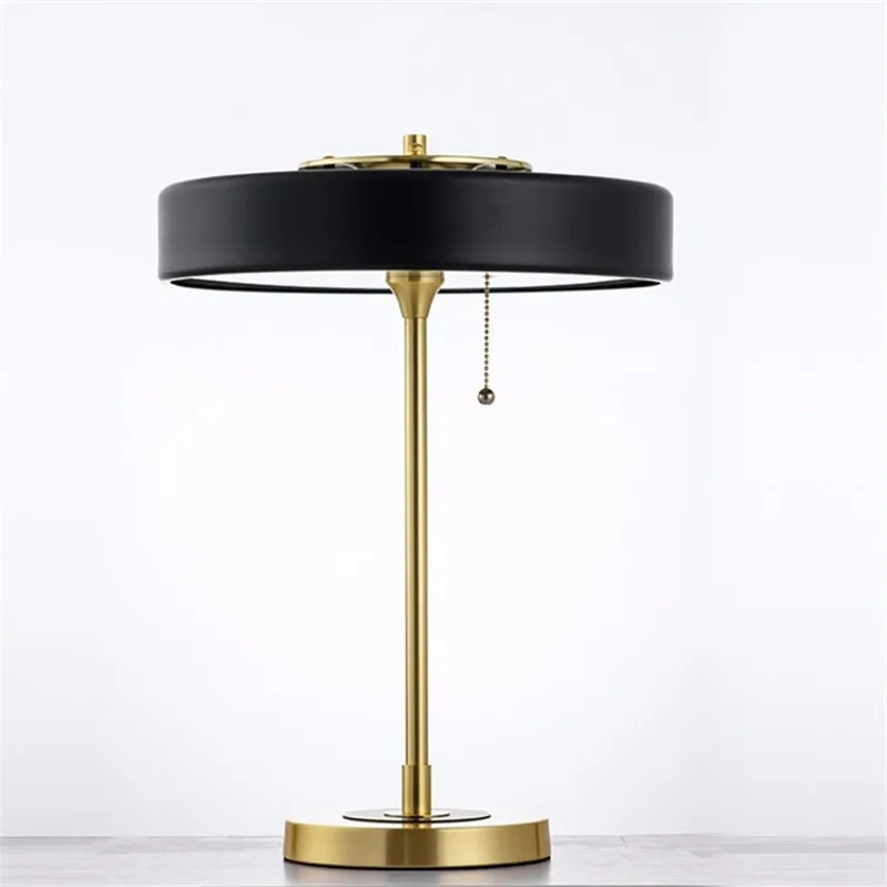 

Bedroom bedside table lamp Nordic modern minimalist home decoration lighting desk lamp study desktop wrought iron table lamp