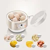DMWD 0.8L Mini Electric Cooker 220V Ceramic Soup Pot Isolate Water Stew Egg Boiler Food Steamer Heat Preservation 9.5H Setting 3