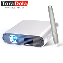 TORA DOLA PH20, Touch DLP Projector with Stylus Pen Android 7.0 WIFI, Bluetooth, 5400mAH Battery, HDMI, Portable Theater, LED TV