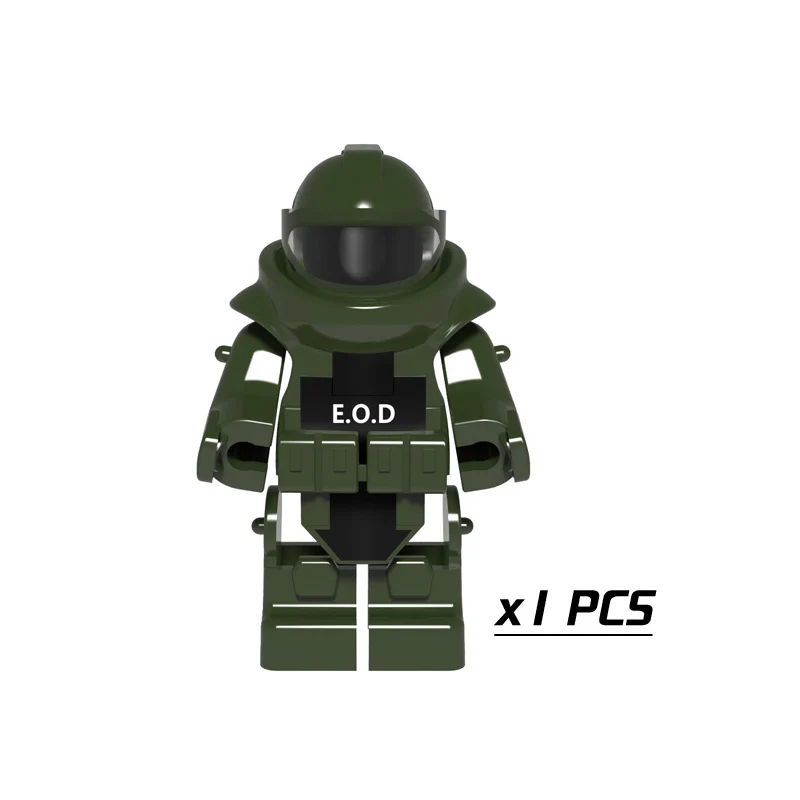 Набор аксессуаров для военных кукол 1 шт. сторонний костюм совместим с Legoesty EOD