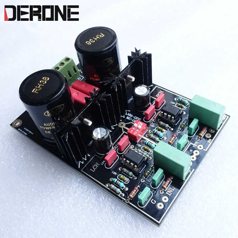 Немецкий двойной Hi Fi проигрыватель Phono усилитель мм/МЦ для профессионального