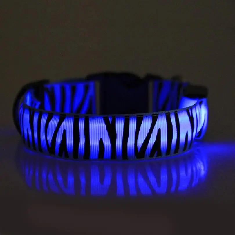 

Collar Harness For Small Dog Adjuatable LED Leash Night Safety Bright Flashing Pet Collars 18JAN22