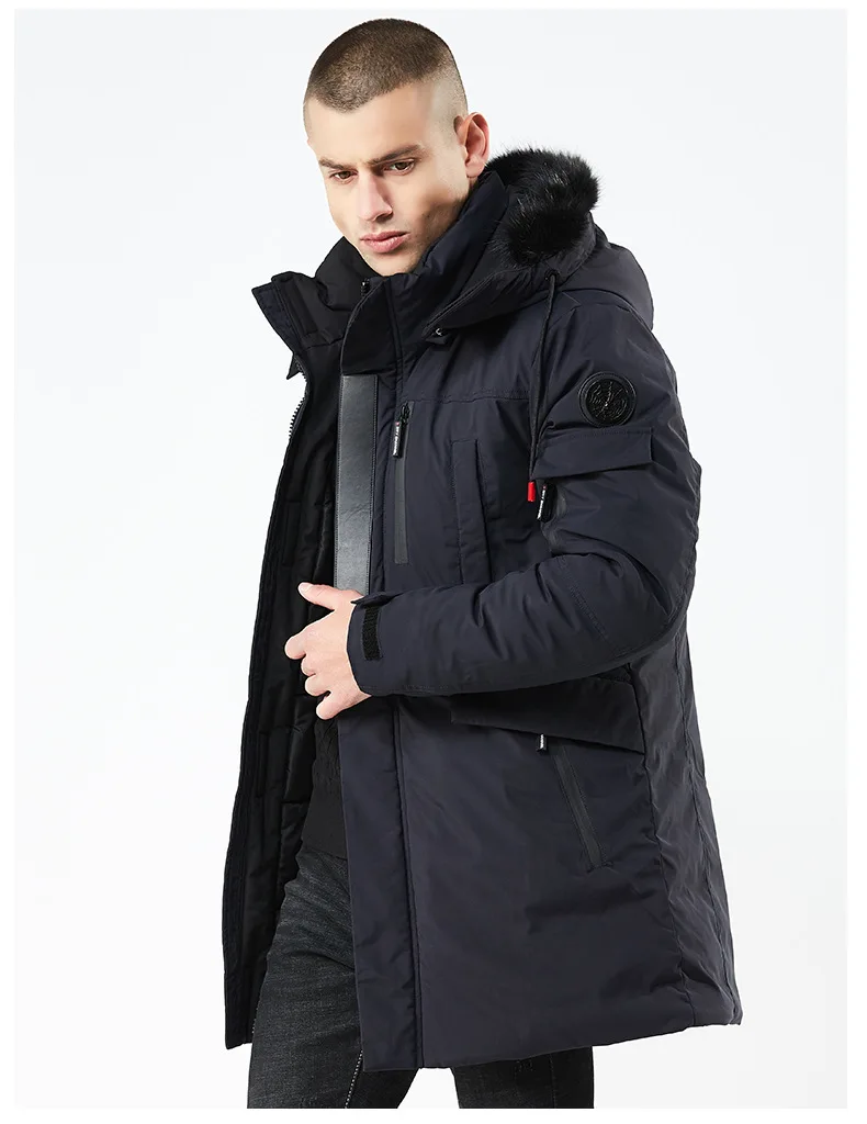 Mens winter jackets and coats new clothing high quality hooded thick windproof jacket fashion large size men winter coat ZZG138