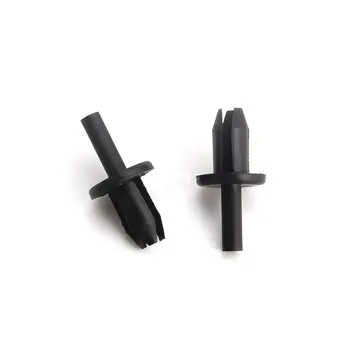 

100* Black Nylon Rivet Push-Type Retainer Clips Fastener Fit For vw gold 161-867-299-01C Car Styling Car Clips