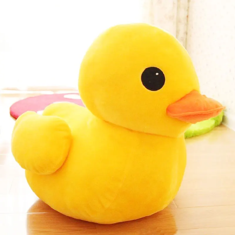 GGS 20cm 30cm grand canard jaune en peluche animaux en peluche, mignon grand canard jaune en peluche enfants jouets pour cadeau d'anniversaire bébé poupée