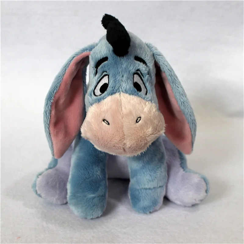 1pcs 22cm Original Eeyore Donkey Stuff Animal Soft Plush Toy Birthday