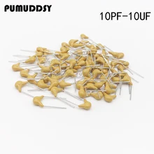 1000Pcs 50V monolithic ceramic capacitor 10PF~ 10UF 22PF 47NF 220NF 1NF 1UF 4.7UF 100NF 330NF 0.1UF 102 104 105 106 103 473 334