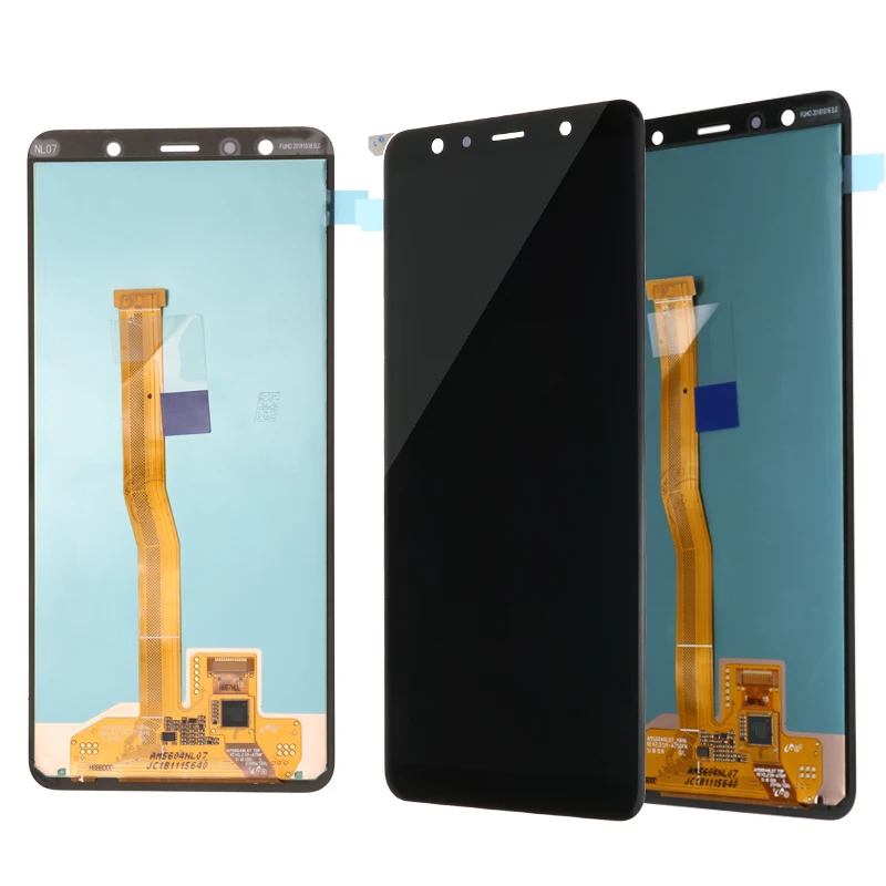 6,0 ''Супер AMOLED ЖК-дисплей для samsung Galaxy A7 A750 SM-A750F A750F ЖК-дисплей с сенсорным экраном в сборе Запасная часть