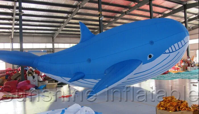 

Customize giant inflatable fish inflatable cetacean inflatable blue whale for advertising