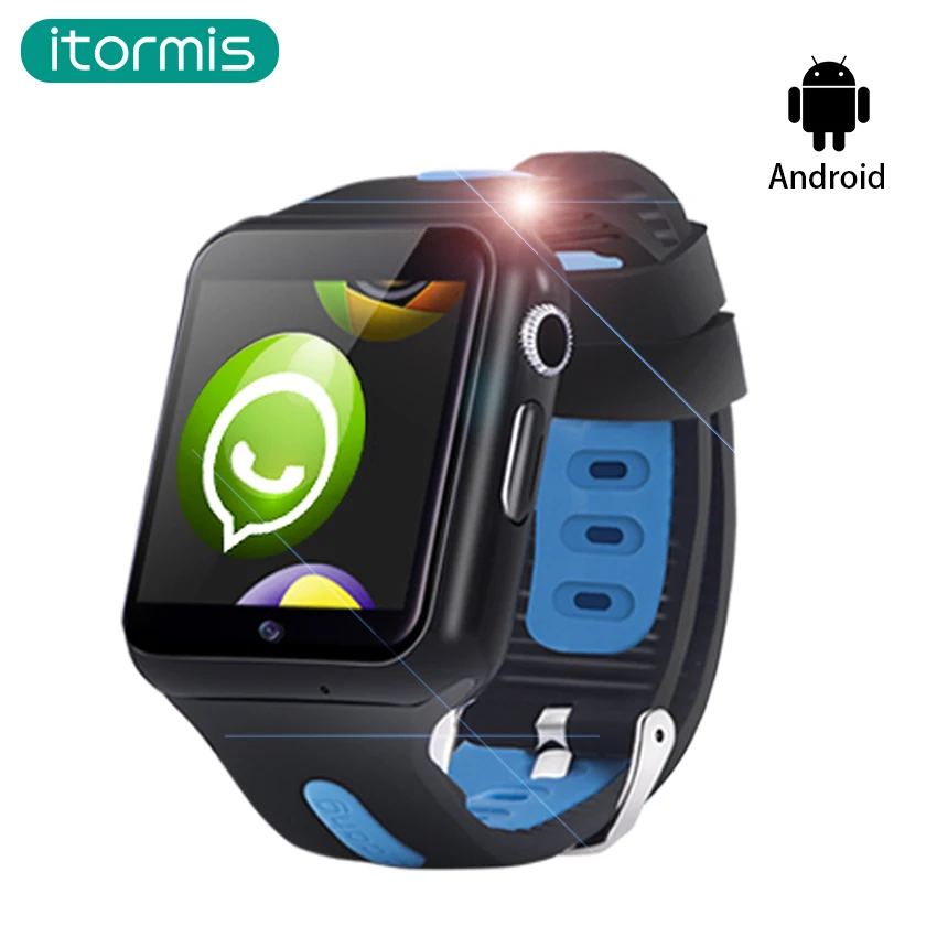

itormis Android Bluetooth Smart Watch Phone SmartWatch with 3G Network SIM Card Touch Screen WiFi Facebook WhatsApp for Android