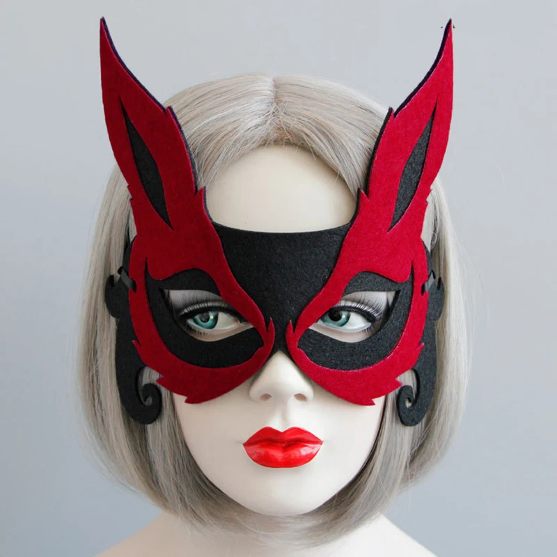party masks fox half face adult children masks halloween host banquet party decorationschina