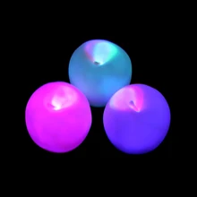 1 шт., стиль, креативные, милые, 7 цветов, в форме яблока, светодиодные светящиеся игрушечные лошадки, рождественские украшения, детские подарки