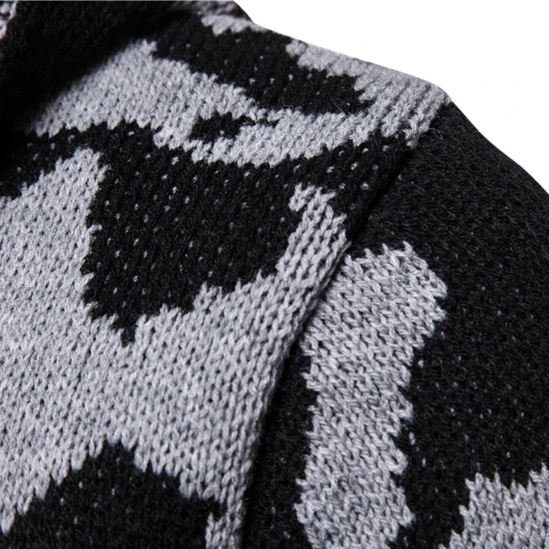 Fashion Men Casual Sweater 2018 New Arrival slim Cardigan Men Winter Hooded Neck Quality Knitted Brand Male Sweaters large size Fashion Men Casual Sweater 2018 New Arrival slim Cardigan Men Winter Hooded Neck Quality Knitted Brand Male Sweaters large size