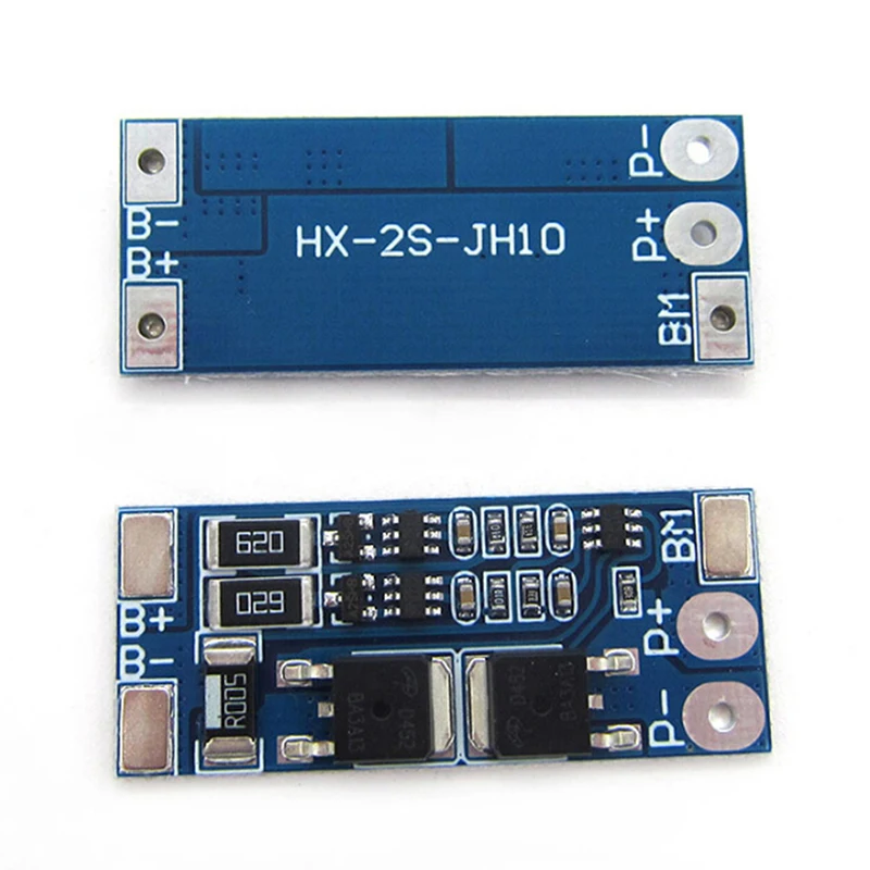 2S 8A 7.4V Balance 18650 Li-ion Lithium Battery BMS Protection Board Tool Parts