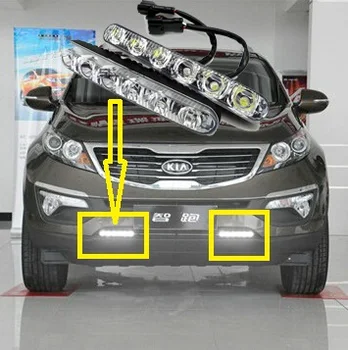 

sportageR Cerato K2 daytime light,LED,Free ship!2pcs/set+wire,sportageR Cerato K2 fog light,sportageR Cerato K2