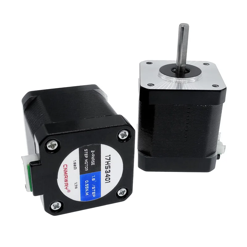 42 x 42 x 34 mm Moteur pas /à pas Nema 17 Moteur pas /à pas 2 phases 4 fils 1,8 degr/é Pour imprimante 3D